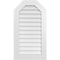 Ekena Millwork Octagonal Top Surface Mount PVC Gable Vent w/ 3-1/2"W x 1"P Standard Frame, 22"W x 40"H GVPOT22X4001SN - alternate 1